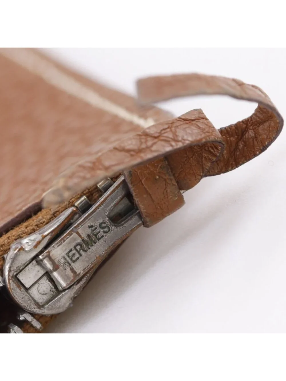 Hermes Dogon Taurillon Clemence Gold Brown I Wallet